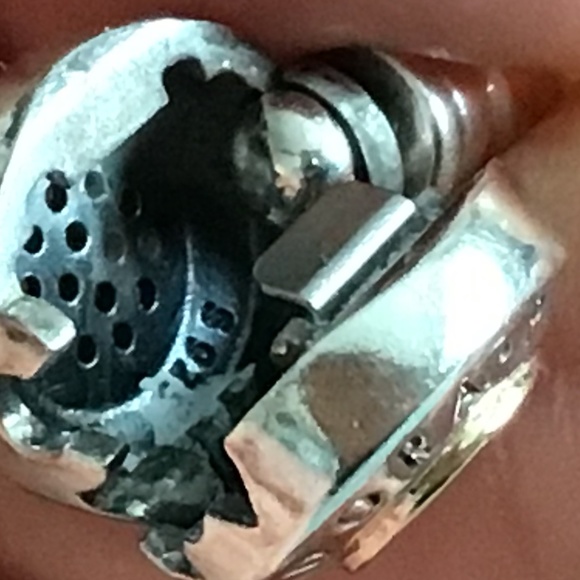 Pandora Logo 14k gold and silver bracelet - Picture 6 of 8